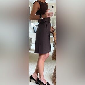Milly belted shift dress